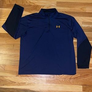 Mens Under Armour Half Zip Sweatshirt